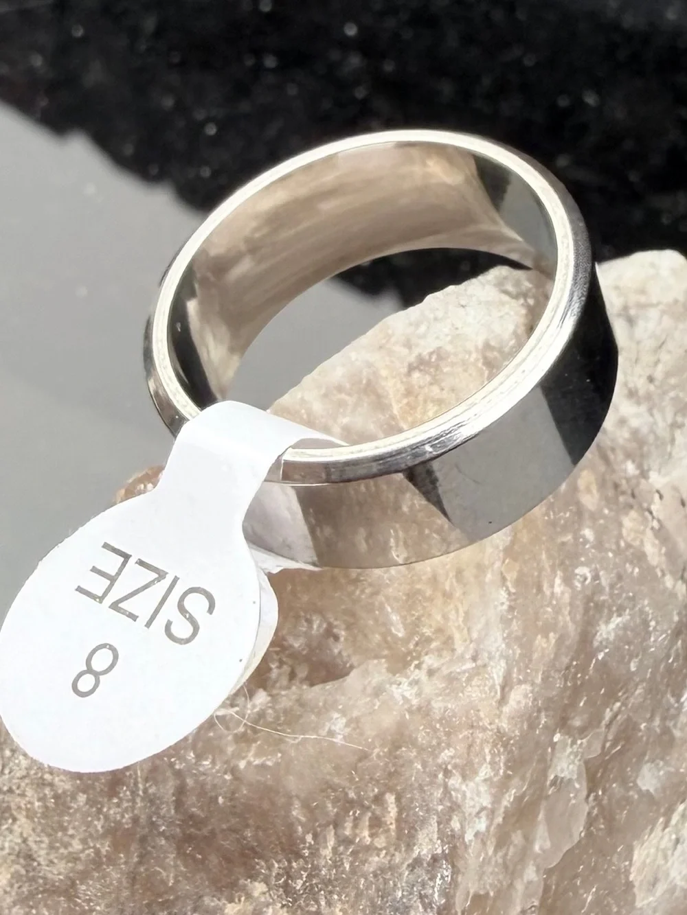 Women’s Silver Band Ring Wedding Anniversary Engagement NWT